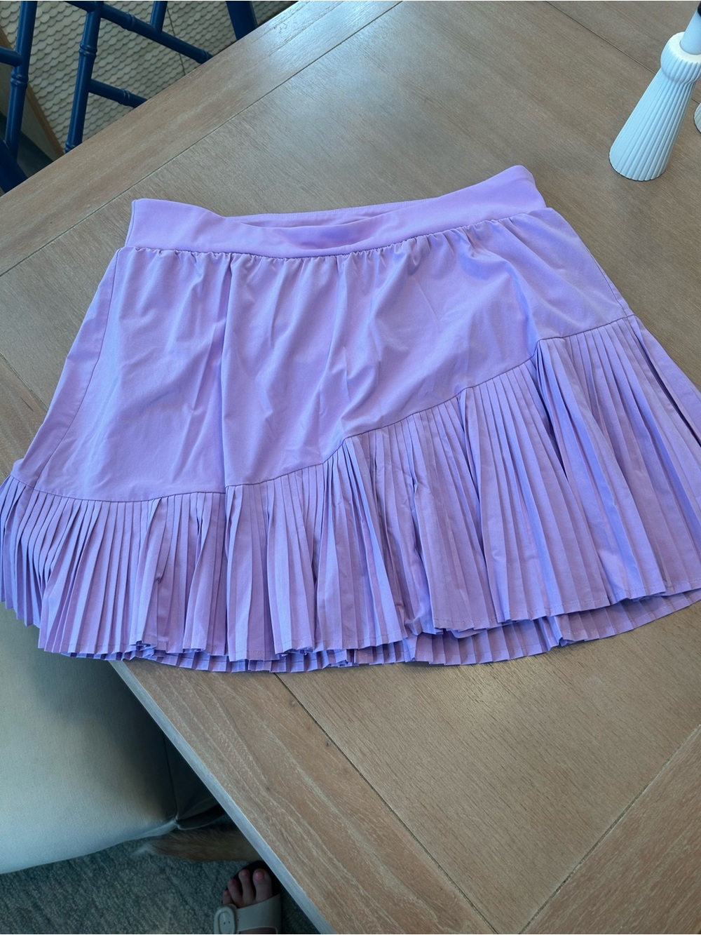SPANX Lavender Pleated tennis Skirt